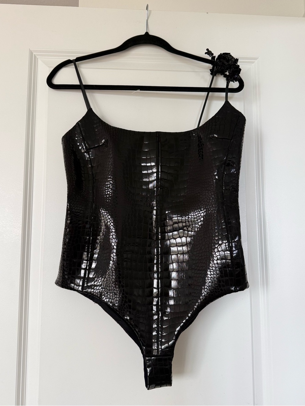 Tory Burch Faux Croc Bodysuit $698 - Picture 7 of 14